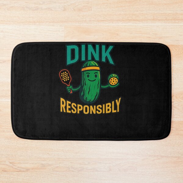 Item preview, Dink Responsibly Funny Pickle Character designed and sold by mossorbtk.