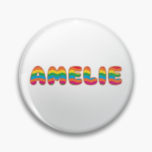 Item preview, ❤️ Amelie Personalized Name Wavy Retro Shirt, Coffee Mug, Sticker Gift designed and sold by HelixPedia.
