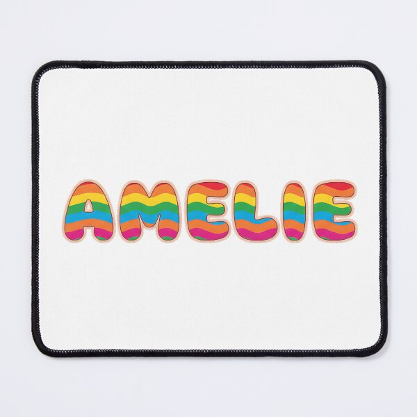 Item preview, ❤️ Amelie Personalized Name Wavy Retro Shirt, Coffee Mug, Sticker Gift designed and sold by HelixPedia.