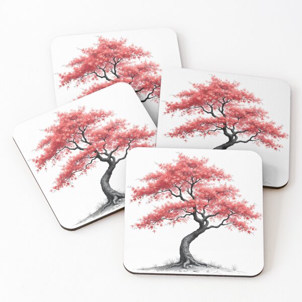 Item preview, Sketch of a Japanese Maple tree designed and sold by Petalandfur.