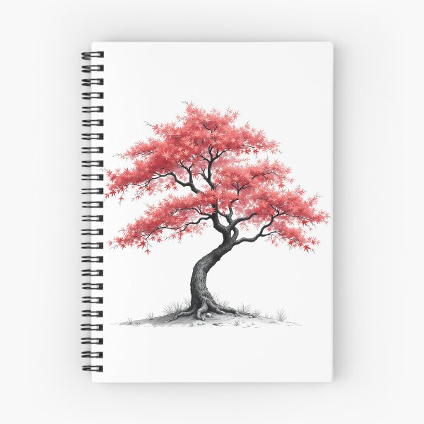 Item preview, Sketch of a Japanese Maple tree designed and sold by Petalandfur.