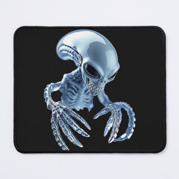 Item preview, Metallic Extraterrestrial Predator: Hyper-Realistic Sci-Fi Art designed and sold by MartinxMarie.