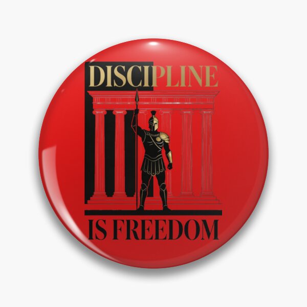Item preview, Camiseta de guerrero estoico | Arte del manifiesto de motivación para el gimnasio | Impresión de libertad de disciplina designed and sold by Epick7.