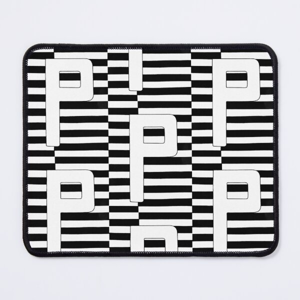 Item preview, Minimal Black and White Letter P-Abstract Typography Wall Art designed and sold by GTeoArt.