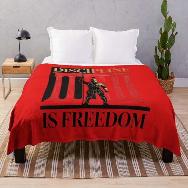 Item preview, Stoic Warrior T-Shirt | Gym Motivation Manifesto Art | Discipline Freedom Print designed and sold by Epick7.