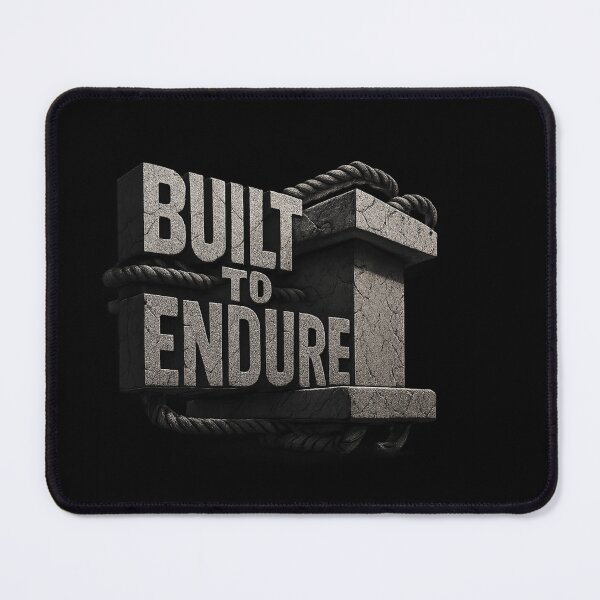 Item preview, BUILT TO ENDURE - Brutalist Concrete Beam Graphic designed and sold by MKreative Studio.