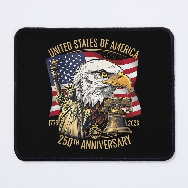 Item preview, 250 Years 1776-2026 250Th Birthday Eagle Liberty Bell designed and sold by RosellaBalistre.