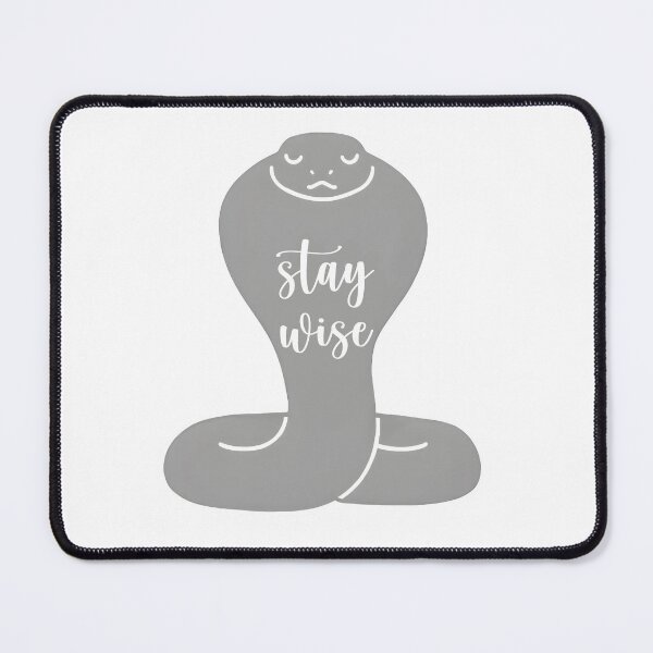 Item preview, Stay Wise Snake – Minimalist Cute Wisdom Illustration designed and sold by Senkov.