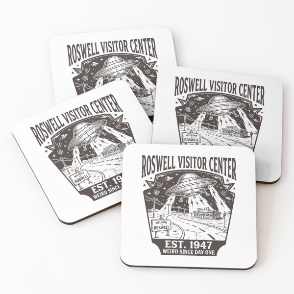 Item preview, Retro Roswell 1947 Visitor Center Flying Saucer designed and sold by Mason-Pride.