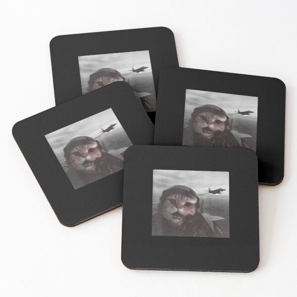 Item preview, Funny Fighter Pilot Cat Selfie Meme designed and sold by FerminVigo.