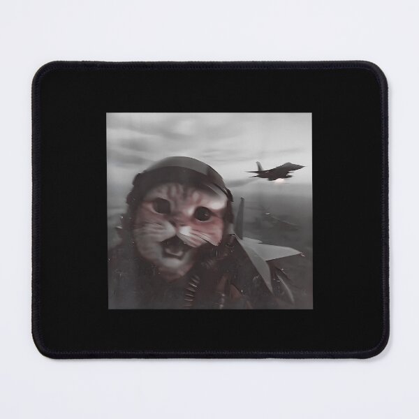 Item preview, Funny Fighter Pilot Cat Selfie Meme designed and sold by FerminVigo.