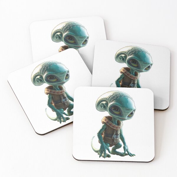 Item preview, Curious Galactic Explorer: Highly Detailed Alien Portrait designed and sold by MartinxMarie.