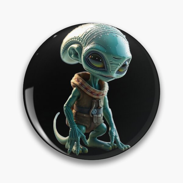 Item preview, Curious Galactic Explorer: Highly Detailed Alien Portrait designed and sold by MartinxMarie.