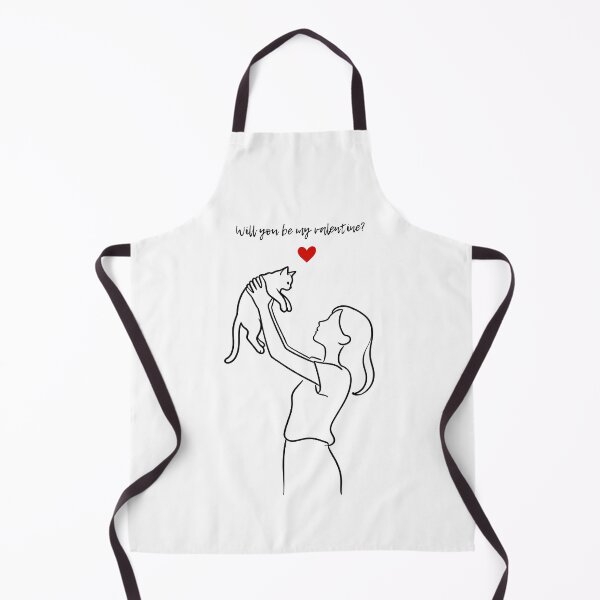 Aperçu de l'œuvre T-shirt minimaliste « Mon chat est mon Valentin » créée et vendue par FantasyRealmOP.