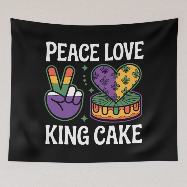 Item preview, Peace Love Funny Mardi Gras Party Carnival designed and sold by gourpmerzihd.