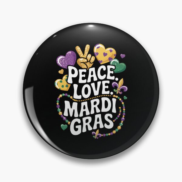 Item preview, Peace Love Mardi Gras Carnival designed and sold by gourpmerzihd.