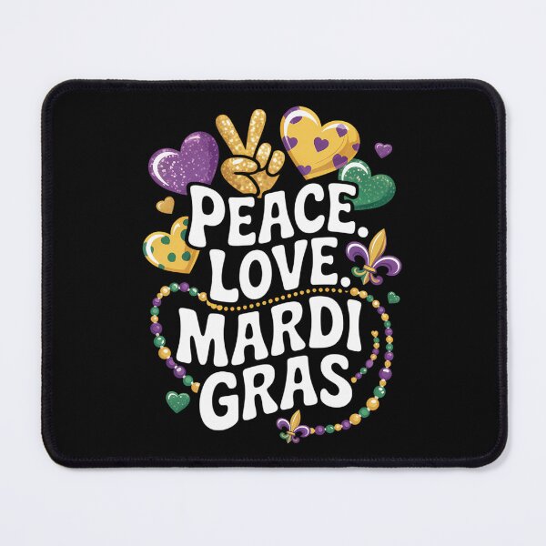 Item preview, Peace Love Mardi Gras Carnival designed and sold by gourpmerzihd.