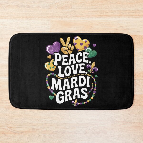 Item preview, Peace Love Mardi Gras Carnival designed and sold by gourpmerzihd.