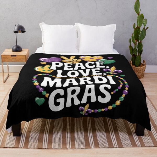 Item preview, Peace Love Mardi Gras Carnival designed and sold by gourpmerzihd.