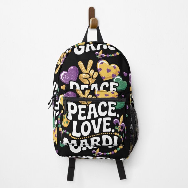 Item preview, Peace Love Mardi Gras Carnival designed and sold by gourpmerzihd.