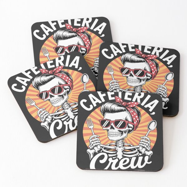 Item preview, Lunch Lady Cafeteria Worker Squad Skeleton Cafeteria Crew designed and sold by BlueCreator-inc.