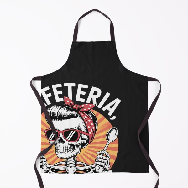 Item preview, Lunch Lady Cafeteria Worker Squad Skeleton Cafeteria Crew designed and sold by BlueCreator-inc.