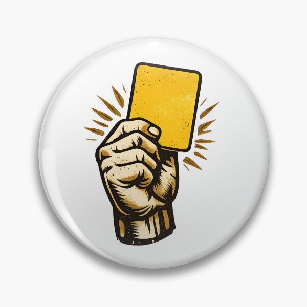 Item preview, Vintage Yellow Card – Retro Soccer Referee Logo designed and sold by Dax Studio.