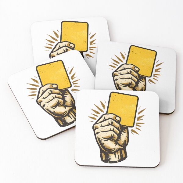 Item preview, Vintage Yellow Card – Retro Soccer Referee Logo designed and sold by Dax Studio.