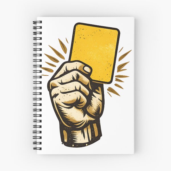 Item preview, Vintage Yellow Card – Retro Soccer Referee Logo designed and sold by Dax Studio.