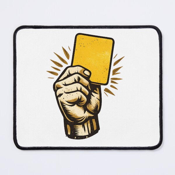 Item preview, Vintage Yellow Card – Retro Soccer Referee Logo designed and sold by Dax Studio.
