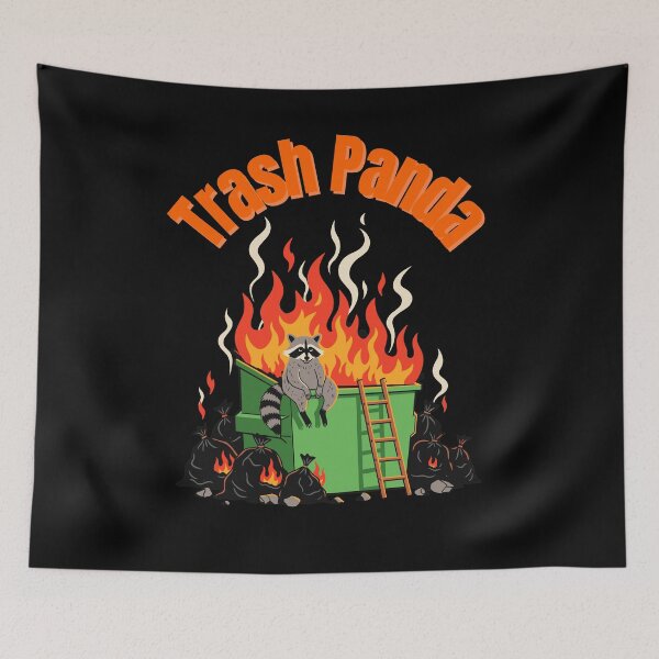 Item preview, Trash panda Illustration  designed and sold by StaticMood.