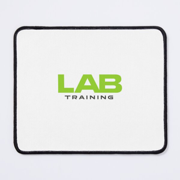 Item preview, LAB TRAINING – Neon Green Minimalist Fitness Typography Design designed and sold by DailyDrivesct.