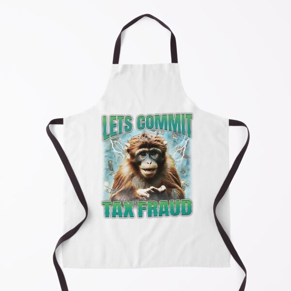 Item preview, Tax Fraud Monkey Meme designed and sold by bngfx.