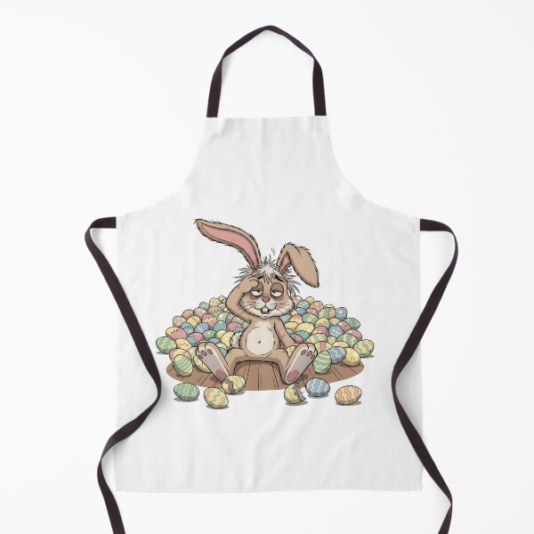 Item preview, Exhausted Easter Bunny - Funny Tired Rabbit After Egg Hunt Art designed and sold by Latikshop.