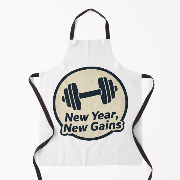 Item preview, New Year New Gains - Funny Gym Fitness Motivation Barbell Workout 2026 designed and sold by Design-Pro-21.