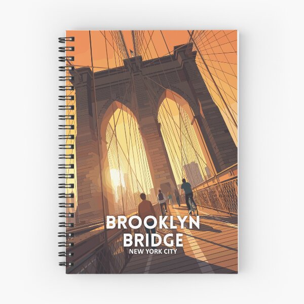 Item preview, Brooklyn Bridge NYC - Travel art designed and sold by Marciolini.