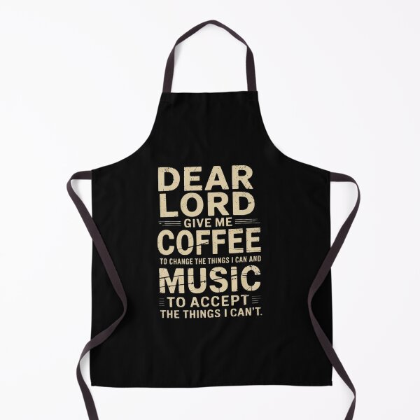 Item preview, Funny Serenity Prayer - Grant Me The Coffee and Music designed and sold by MyzoToyota.