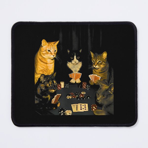 Item preview, Cats Smoking Cigarette Meme Cats Playing Poker designed and sold by FerminVigo.