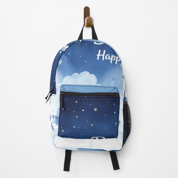Item preview, Dream Big Happy Holidays - Starry Winter Night Watercolor Art designed and sold by PhantomArtStore.