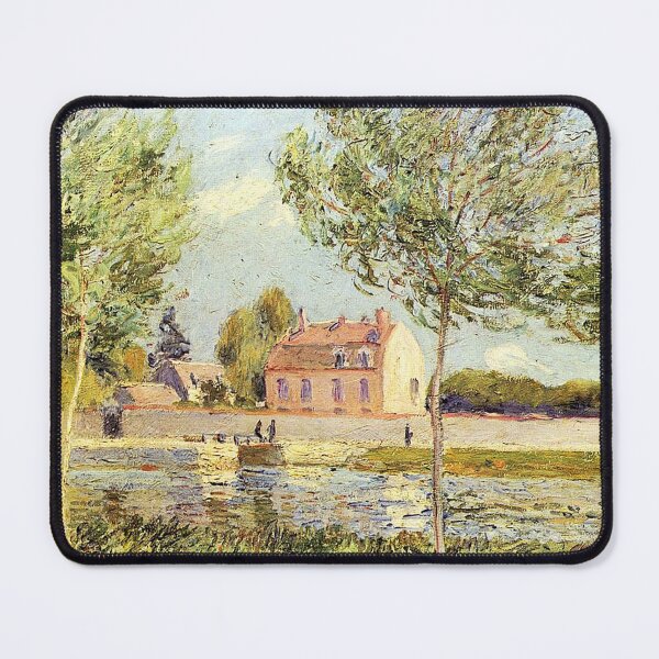 Item preview, Houses on the Banks of the Loing designed and sold by tomorrowsart.