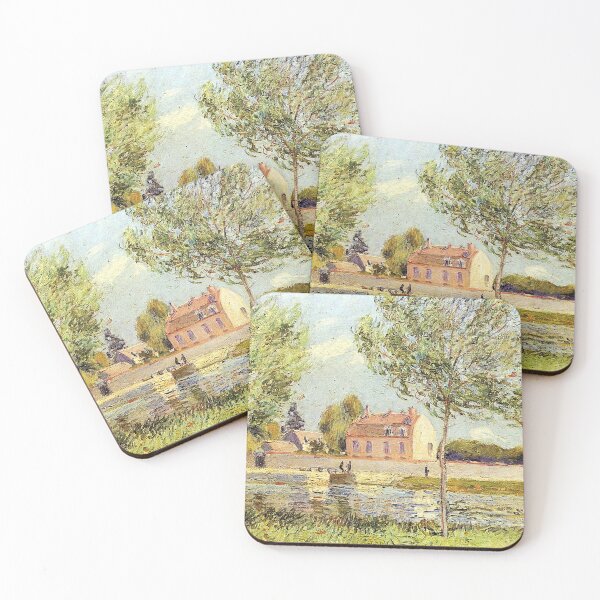 Item preview, Houses on the Banks of the Loing designed and sold by tomorrowsart.