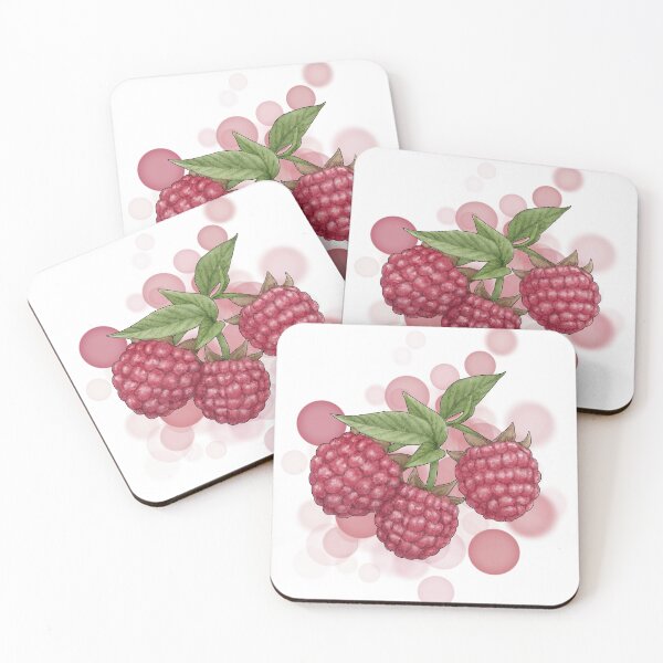 Artikelvorschau, Himbeeren – Fruchtillustration entworfen und verkauft von iamKRUK.