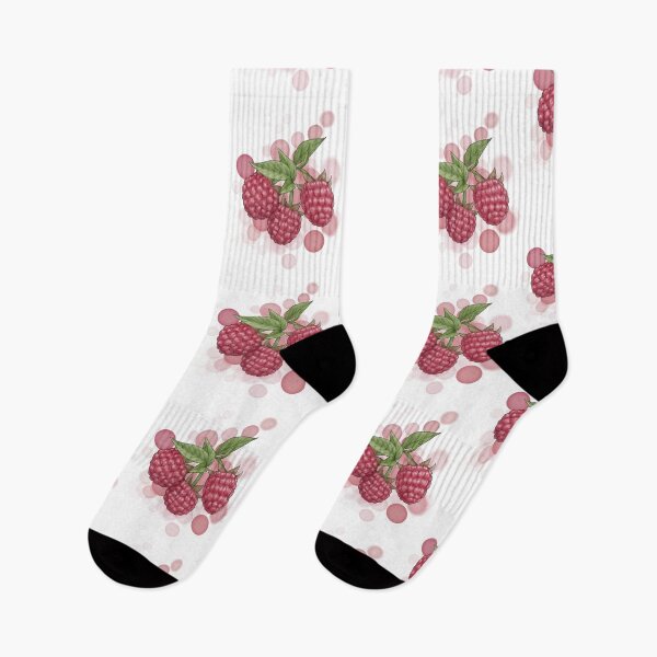 Item preview, Raspberries – Fruit Illustration designed and sold by iamKRUK.