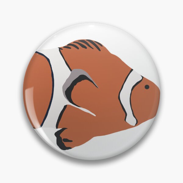 Item preview, A minimalistic and colourful illustration of a clownfish designed and sold by UMA Digital NL.
