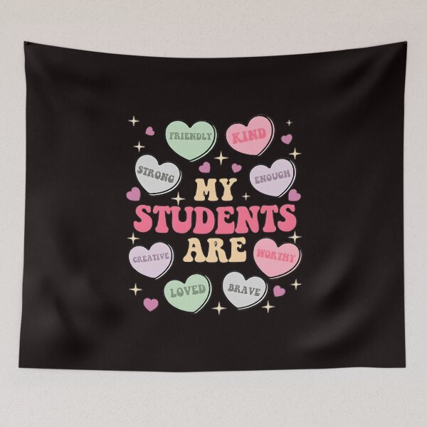 Item preview, My Students Are My Valentines, Valentine Teacher Gift, Teacher Hearts Valentine's Day, Loved Teacher designed and sold by DesignDenDo ⭐⭐⭐⭐⭐.