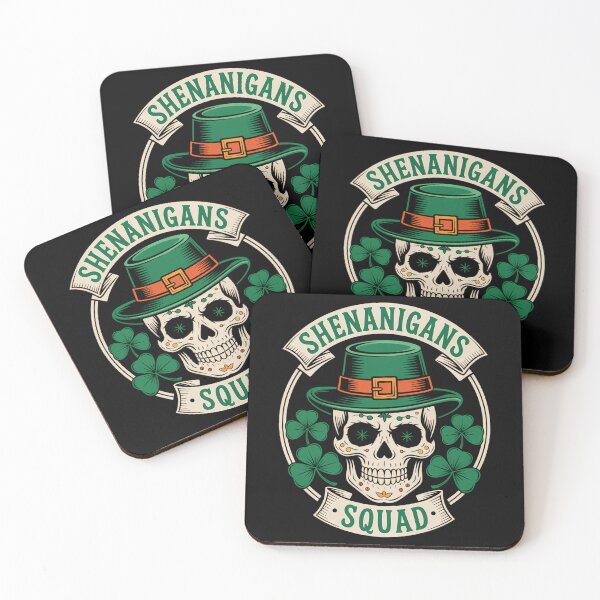 Item preview, Shenanigans Squad Irish Skull St Patricks Day designed and sold by gourpmerzihd.