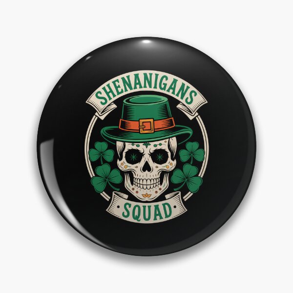 Item preview, Shenanigans Squad Irish Skull St Patricks Day designed and sold by gourpmerzihd.