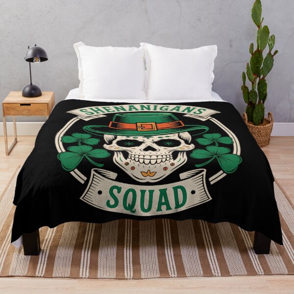Item preview, Shenanigans Squad Irish Skull St Patricks Day designed and sold by gourpmerzihd.