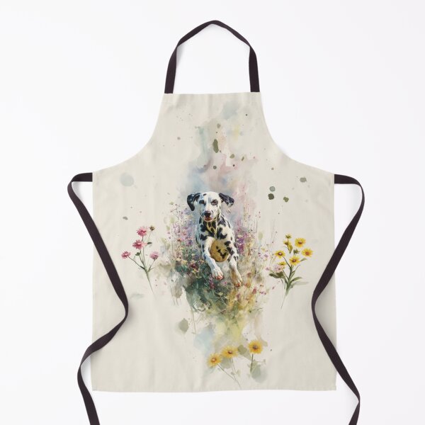 Item preview, A Dalmatian running through a field of wildflowers, Dogs in Motion designed and sold by CDC40.