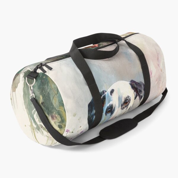 Item preview, A Dalmatian running through a field of wildflowers, Dogs in Motion designed and sold by CDC40.